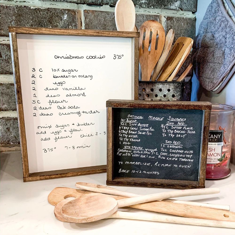 Personalized Recipe, Handwritten Recipe Wood Sign,Mom Gift.