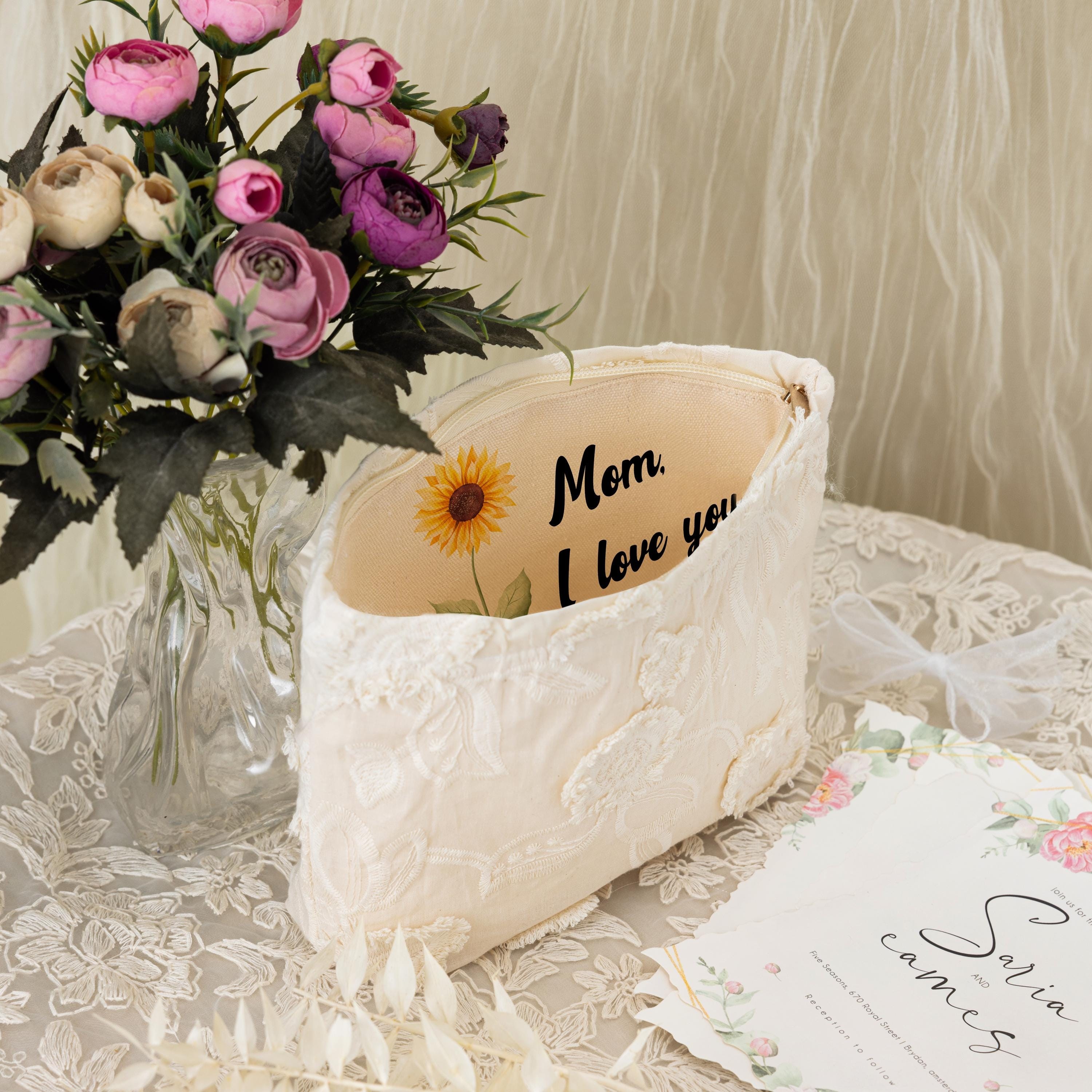 Handmade Photo Lined Purse for Mother's Day.