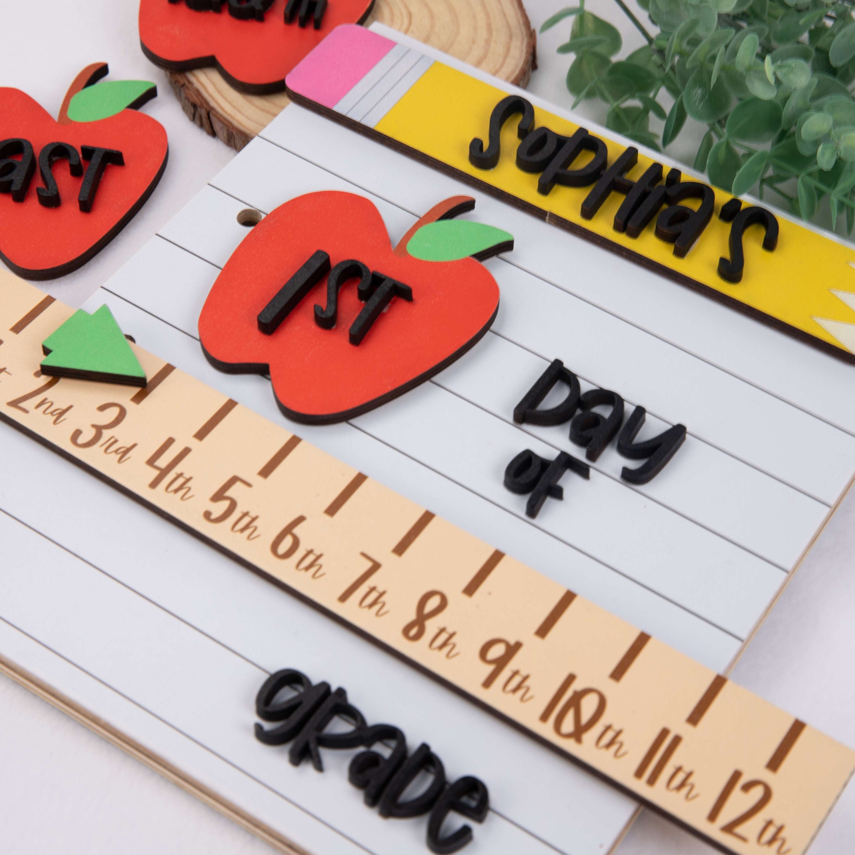 This is the perfect first/last day of sign! Chalkboard, Reusable