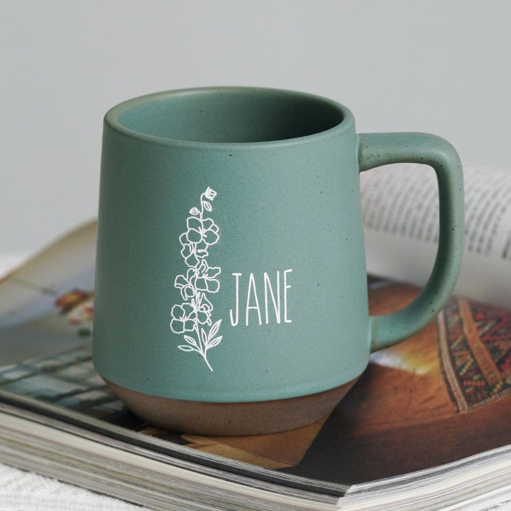 Custom Coffee Mug Birth Flower Mug,Christmas Gifts Ideas.