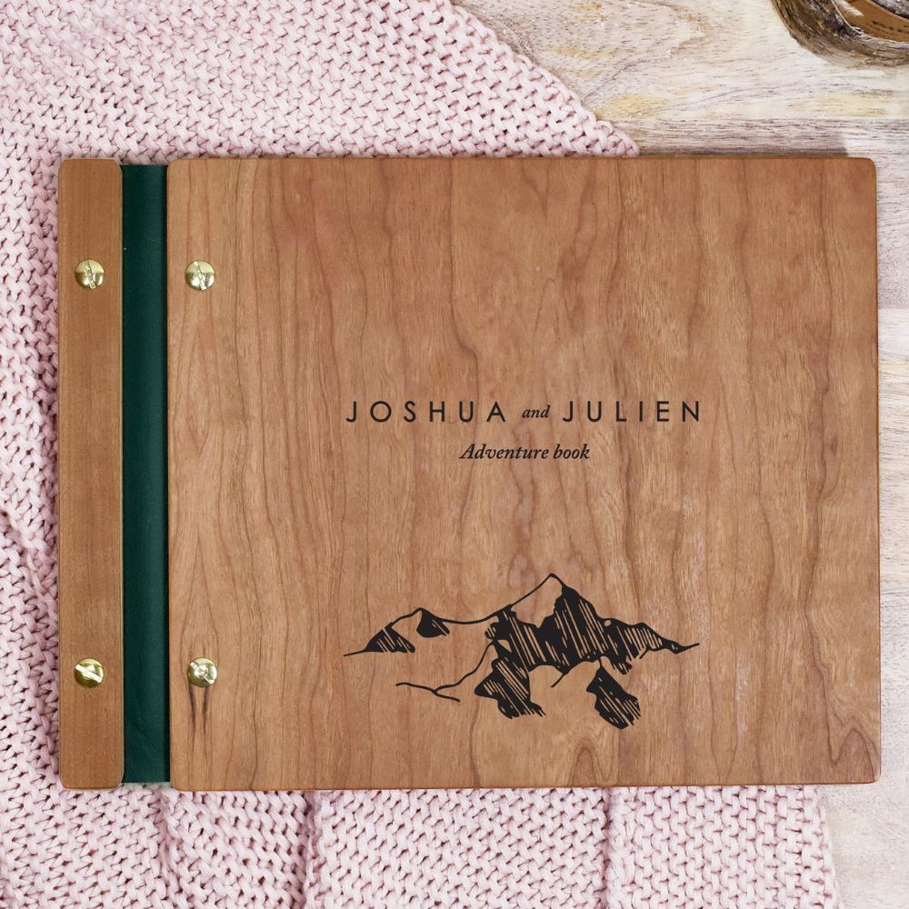 Adventure Book Scrapbook Couples Gift for Boyfriend, Anniversary Gifts Couples, Valentines Day Gift for Him
