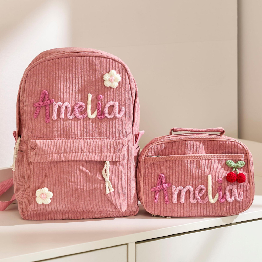 Customized Kid's Name Backpack,Kid's Back to School Gift.Backpack and Lunchbag