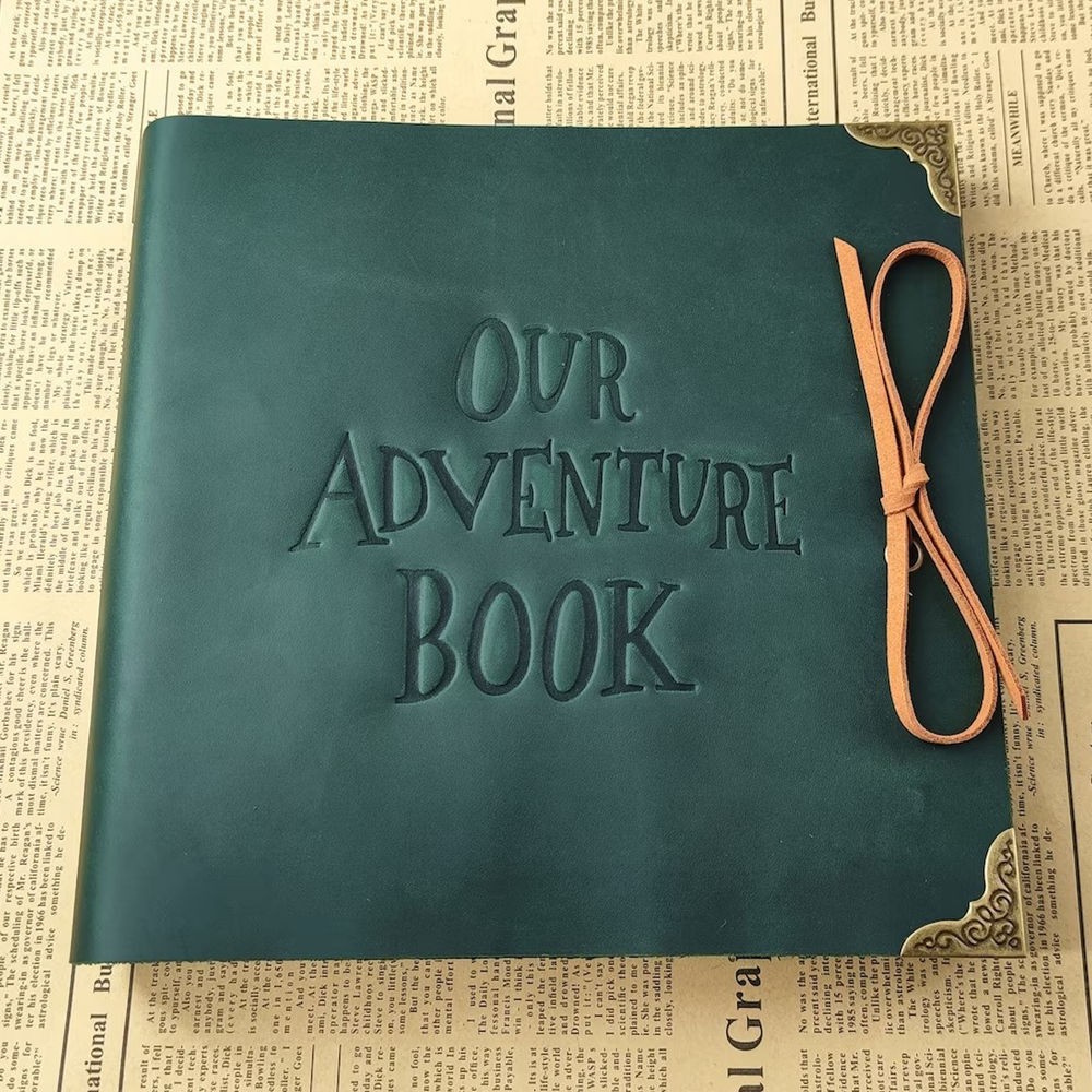 Our Personalized Leather Adventure Album for your Valentine's Day Anniversary for her or him!
