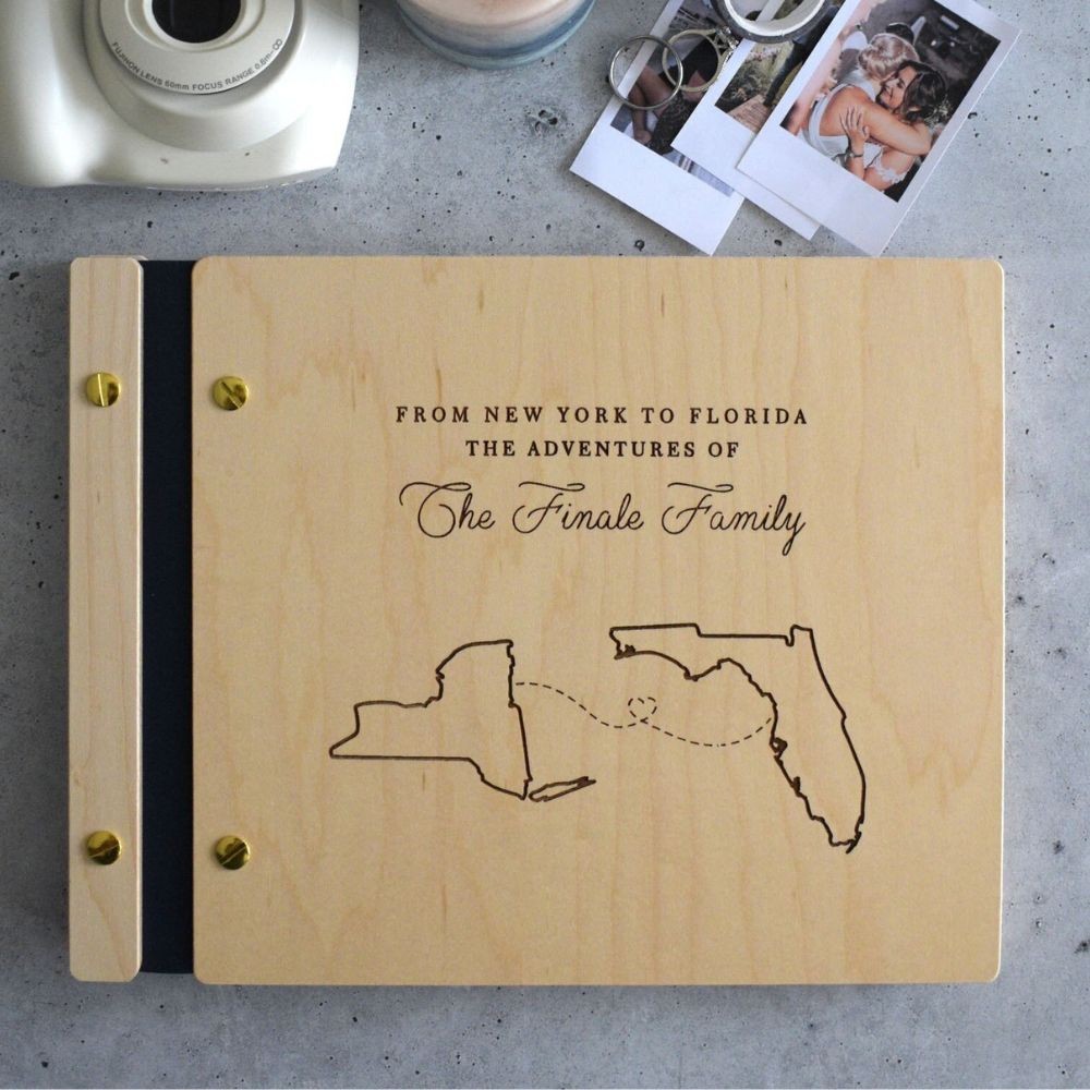 Travel Journal and Photo Album Our Adventure Book for Couples Travel Scrapbook Gift for her or Best Friend