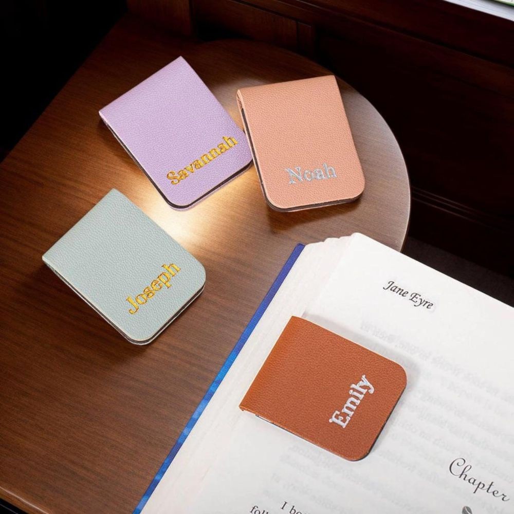 ersonalized Magnetic Bookmark, Gift for him and her