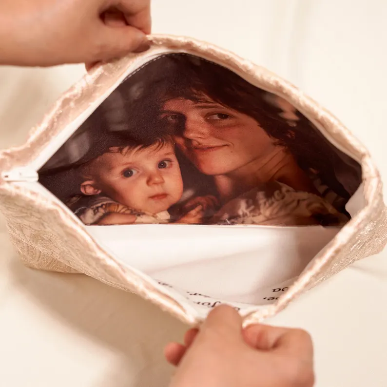 Handmade Photo Lined Purse for Mother's Day.