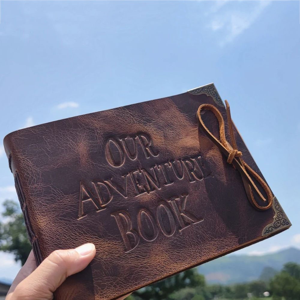 Our Personalized Leather Adventure Album for your Valentine's Day Anniversary for her or him!