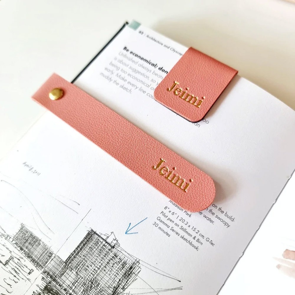 ersonalized Magnetic Bookmark, Gift for him and her