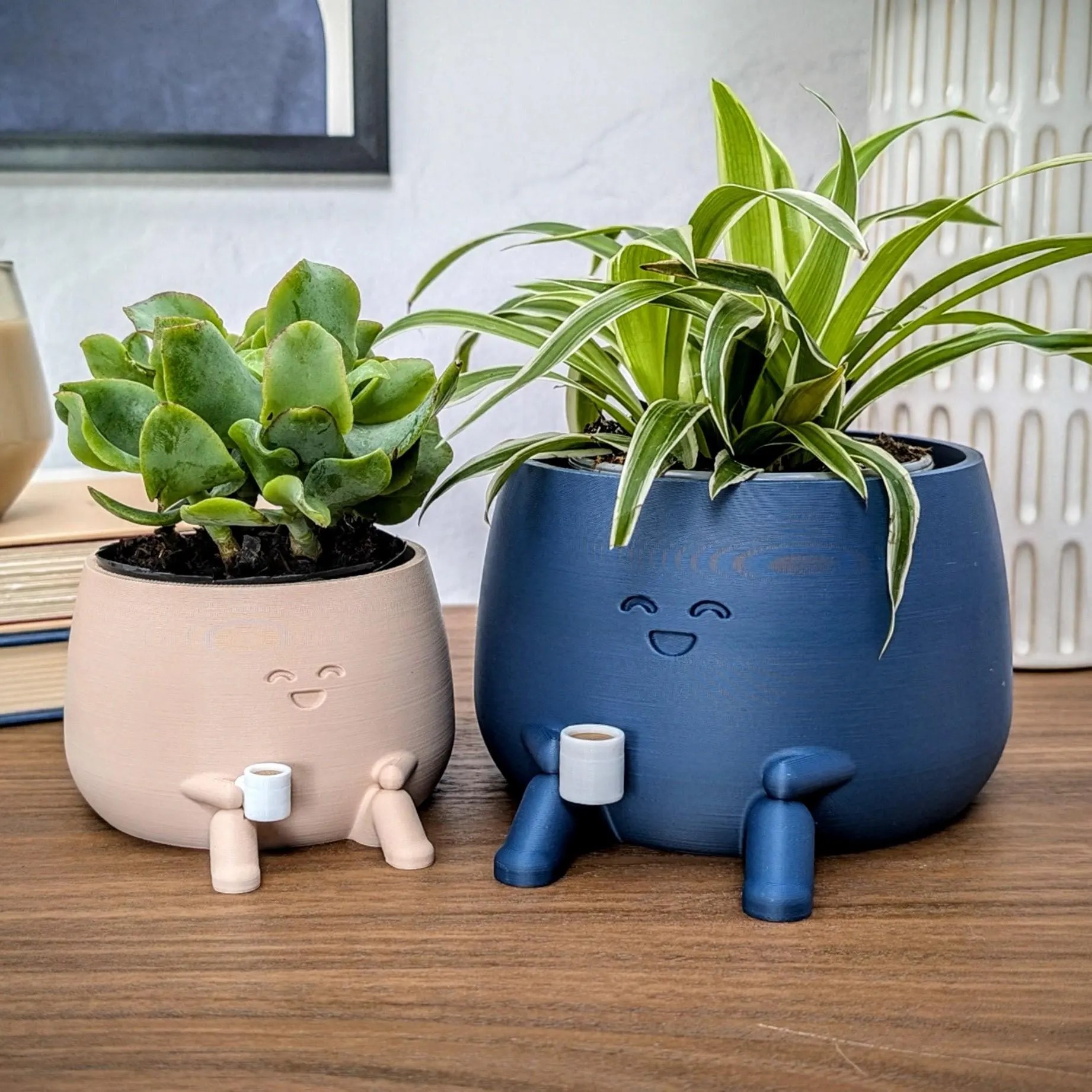 Unique Plant Pot Reading,Christmas Gift for Her.