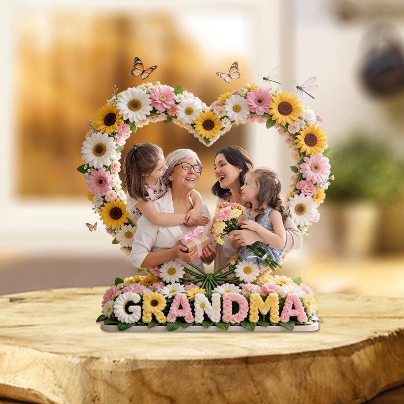 Personalized Mother Custom Shaped Acrylic Plaque Gift For Love Mom, Grandma