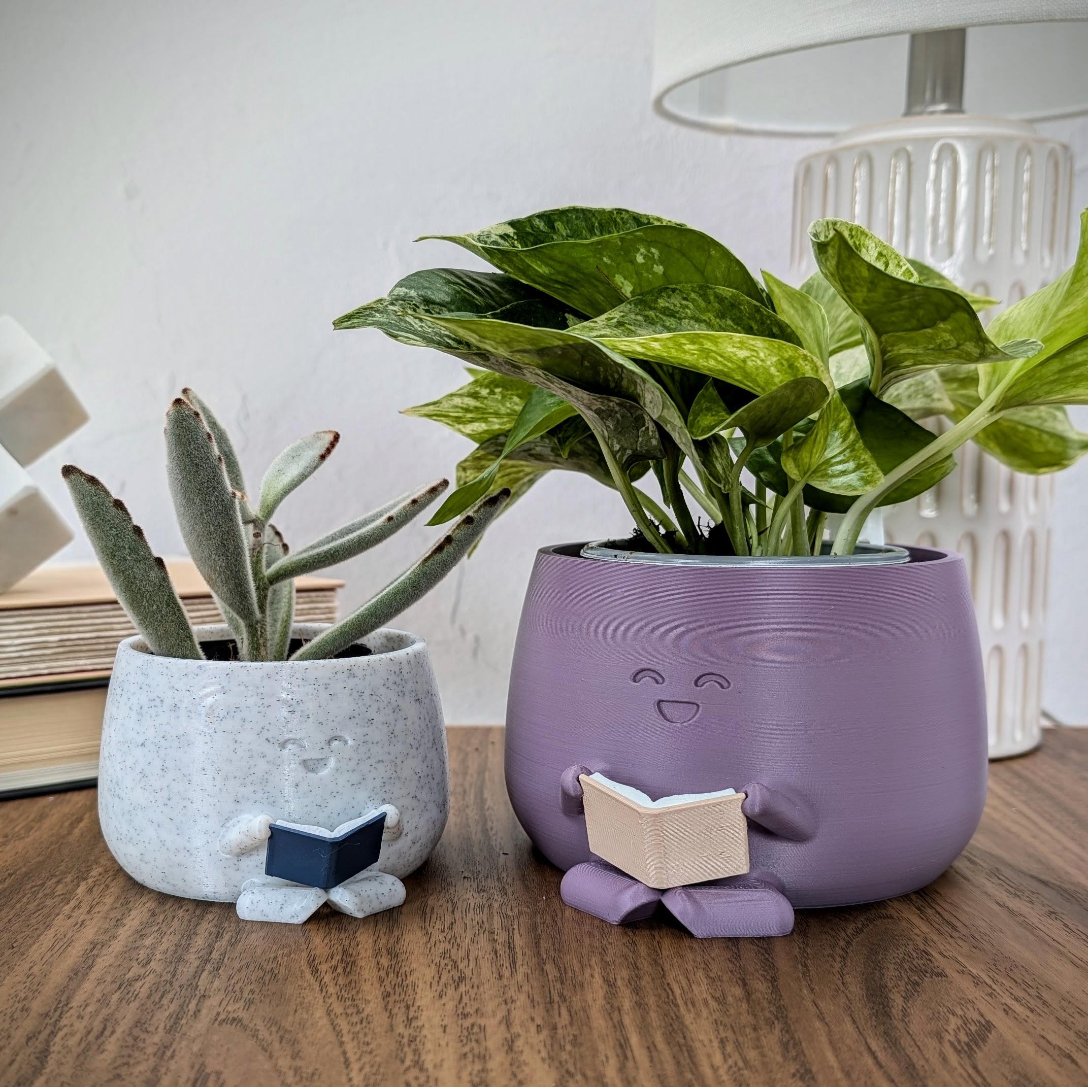 Unique Plant Pot Reading,Christmas Gift for Her.