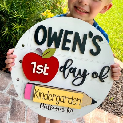 This is the perfect first/last day of sign! Chalkboard, Reusable