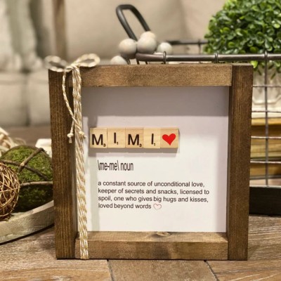 Mimi Sign, Grandparent Day, Mimi Gift, Mother's Day Gift, Mimi Decor, Mother's Day Decor, Grandmother Gift