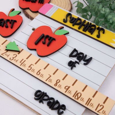 This is the perfect first/last day of sign! Chalkboard, Reusable