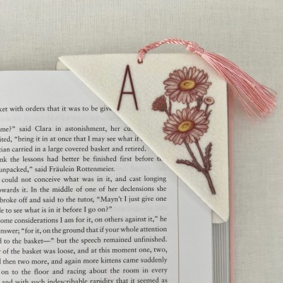 Birth Flower Bookmark,Xmas Gifts,Book Lover Gift