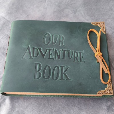 Our Personalized Leather Adventure Album for your Valentine's Day Anniversary for her or him!