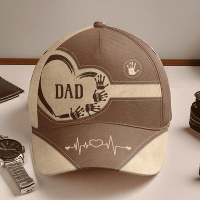 Personalized Dad Trucker Hat, Custom Father's Day Gift.