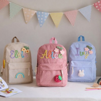 Customized Kid's Name Backpack,Kid's Back to School Gift.