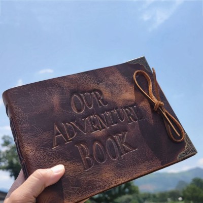 Our Personalized Leather Adventure Album for your Valentine's Day Anniversary for her or him!
