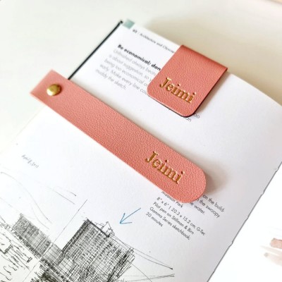 ersonalized Magnetic Bookmark, Gift for him and her