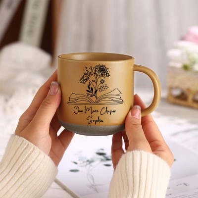 Custom Coffee Mug Birth Flower Mug,Mother's Day Gift.