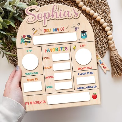 This is the perfect first/last day of sign! Chalkboard, Reusable
